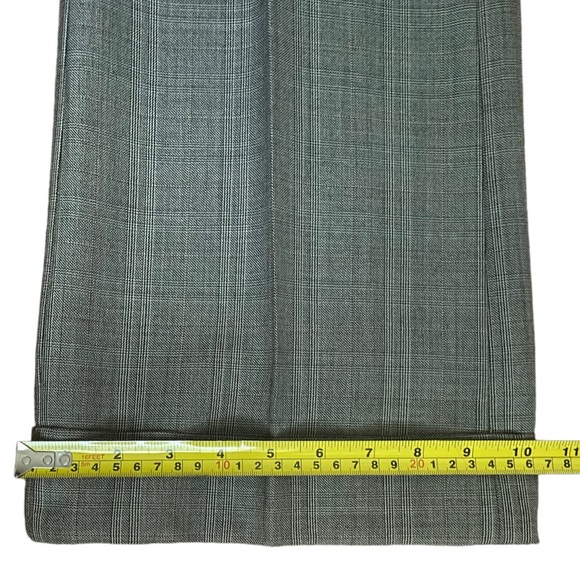 Banana Republic Ryan fit lined cuffed dress pants, glen plaid pattern size 2 - Picture 6 of 8